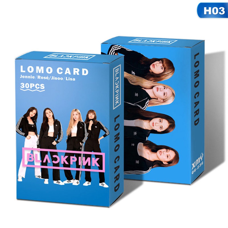 Set 30 Tấm Thẻ Ảnh Nhóm Nhạc BLACKPINK