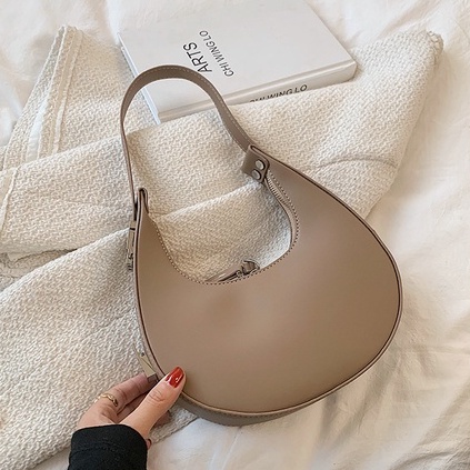 Túi Xách Thiết Kế Hình Bán Nguyệt Đơn Giản Thời Trang Cho Nữ IELGY