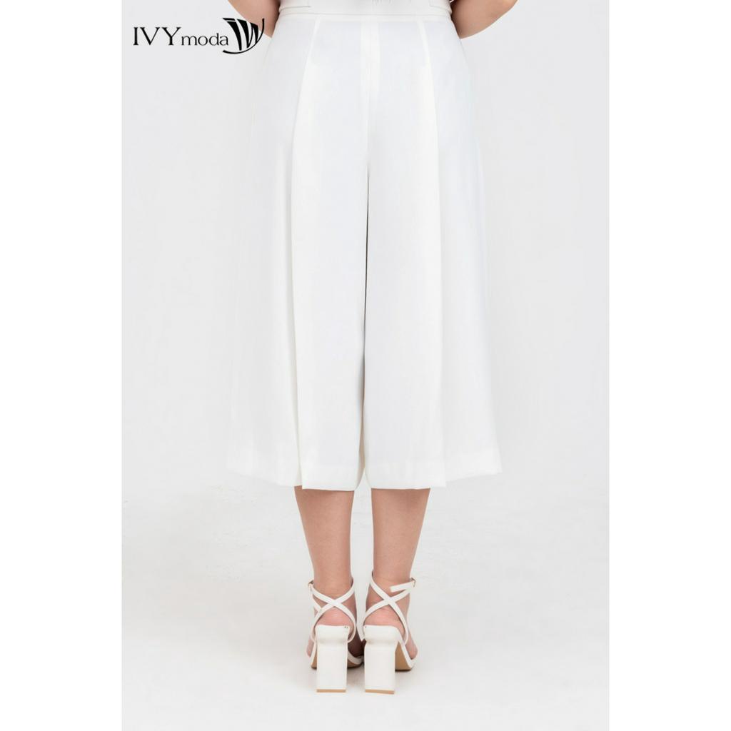 Quần culottes dáng lửng nữ IVY moda MS 21M8346