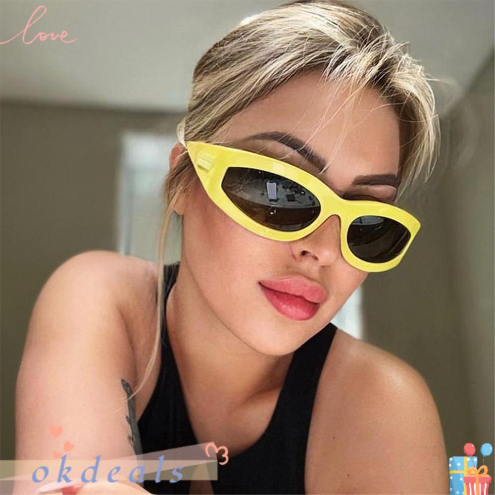 Kính Râm Tròng Dày Oversize Y2K Dùng Lái Xe