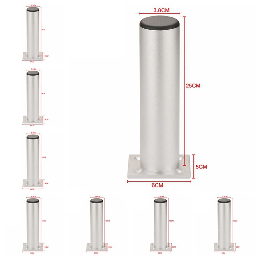 Set 4 chân đỡ bàn ghế sofa bằng hợp kim nhôm tùy chỉnh tiện dụng cho gia đình
