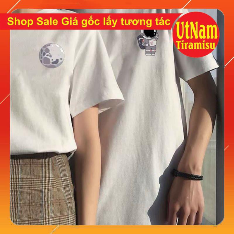 (Free ship)Áo đôi nam nữ Người Sao Hỏa in tim form thụng nam nữ unisex giá rẻ