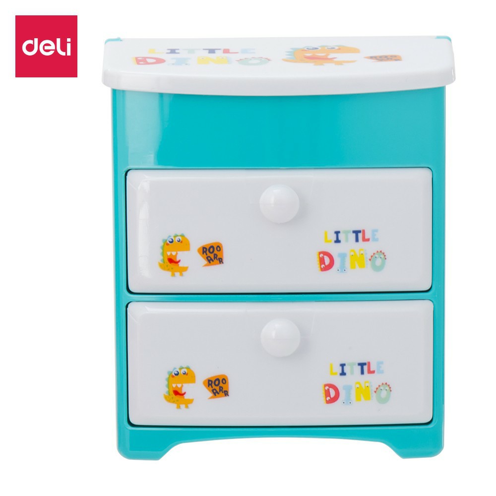 Khay cắm bút học sinh Deli - Hồng/Xanh-1 chiếc - E9136