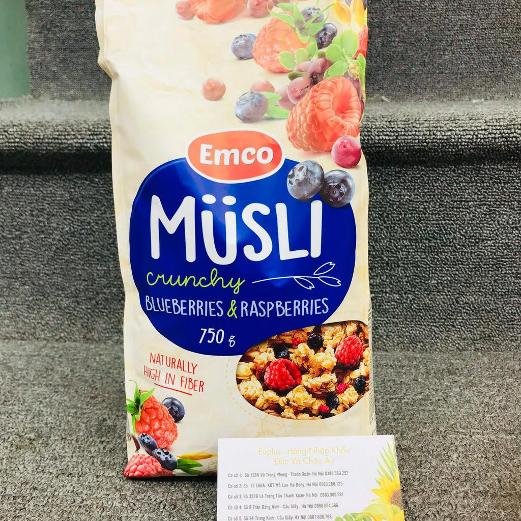 Ngũ cốc giòn dinh dưỡng Emco Supper MYSLY 500g/750g