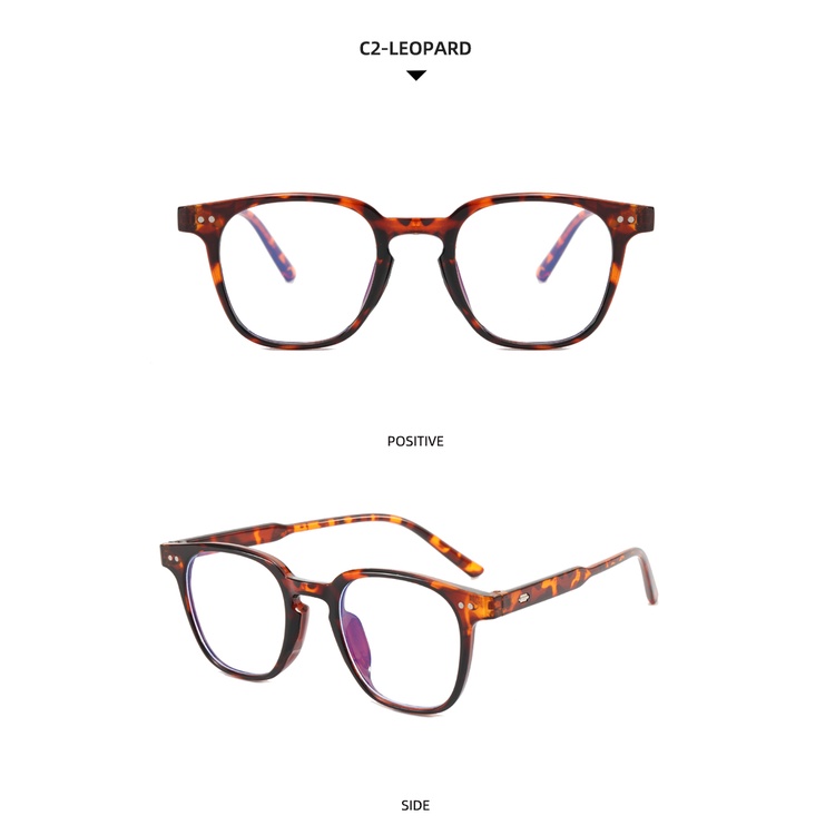 Kính Mát Gọng Vuông Chống Ánh Sáng Xanh Thời Trang Dành Cho Nam Và Nữ 2021