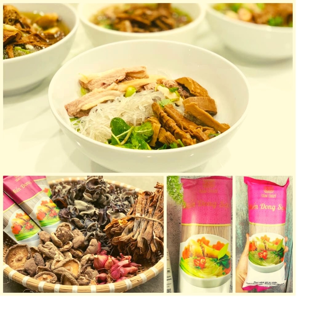 Miến dong sạch Tâm Thủy 300g 100% nguyên chất tinh bột rong riềng đỏ