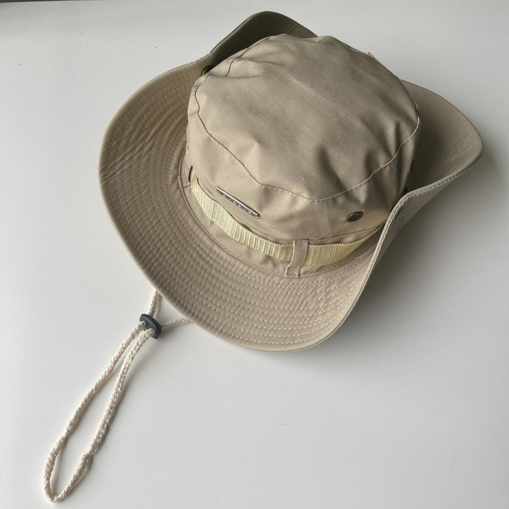 Nón tai bèo TUMIE vành rộng vải cotton mềm có dây rút, Mũ bucket cao bồi che nắng Unisex BK021