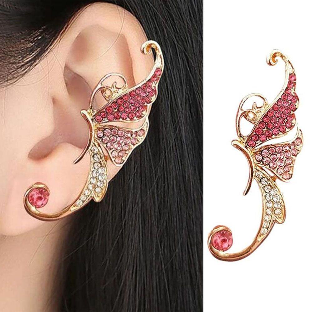 EUTUS Bông Tai Bướm Thời Trang Cho Nam Và Nữ