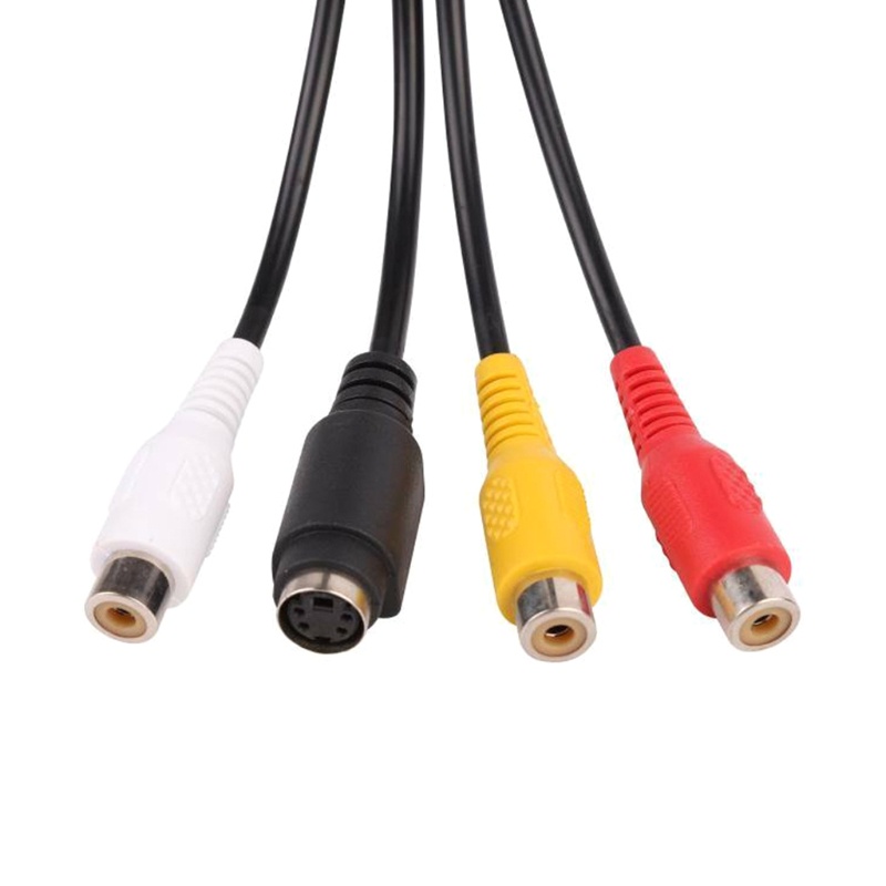 Cáp chuyển đổi vga sang av vga cho máy tính tv vga sang 3 rca + s