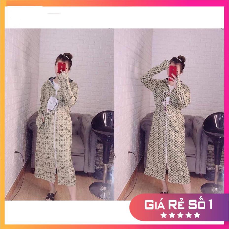 Áo chống nắng toàn thân - Áo đi nắng dáng dài 2 lớp kèm khẩu trang | BigBuy360 - bigbuy360.vn