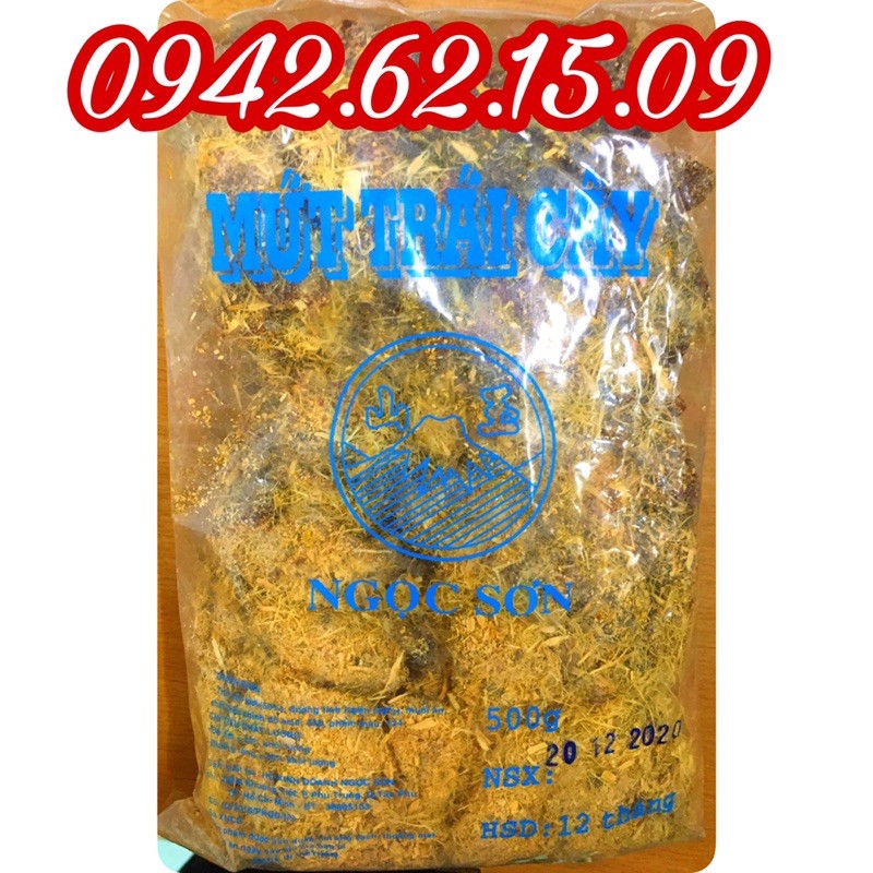 Mứt chanh cốm rắc cam thảo Ngọc Sơn đóng gói