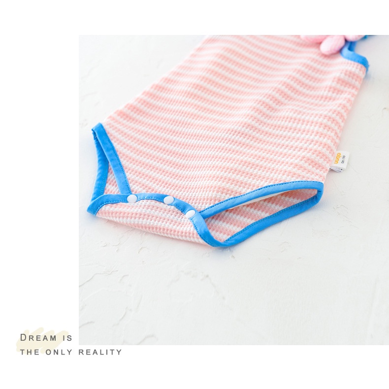 Áo cotton Co Giãn Họa Tiết Kẻ Sọc / Bông Hoa Thời Trang Mùa Hè Hàn Quốc Dành Cho Bé Gái
