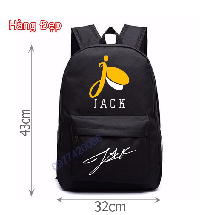 cặp Jack, balo ca sĩ Jack, balo phan đóm, cặp fan Trịnh Trần Phương Tuấn - hàng chuẩn may 3 lớp