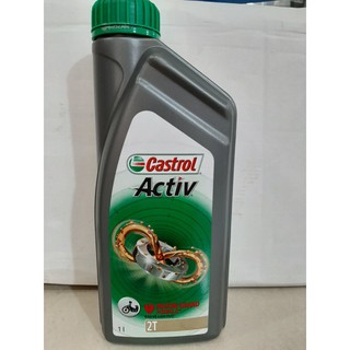 Nhớt cao cấp xe 2 thì Castrol Activ 2T chai 1L