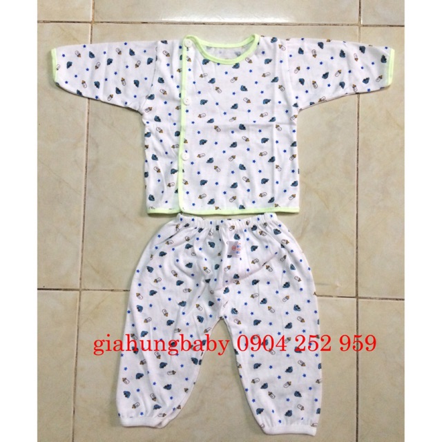 Bộ quần áo sơ sinh dài tay 100% cotton𝑭𝑹𝑬𝑬𝑺𝑯𝑰𝑷bộ quần áo sơ sinh cotton cho bé,Bộ quần áo trẻ em sơ sinh