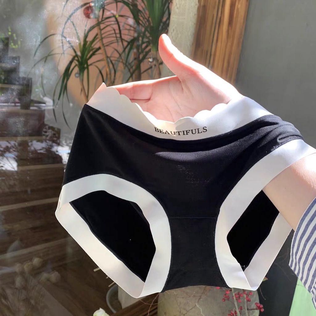 Quần lót nữ 𝐁𝐞𝐚𝐮𝐭𝐢𝐟𝐮𝐥, kháng khuẩn chất cotton viền lụa cạp lượn sóng mềm mại, nữ tính. Quần lót Ame