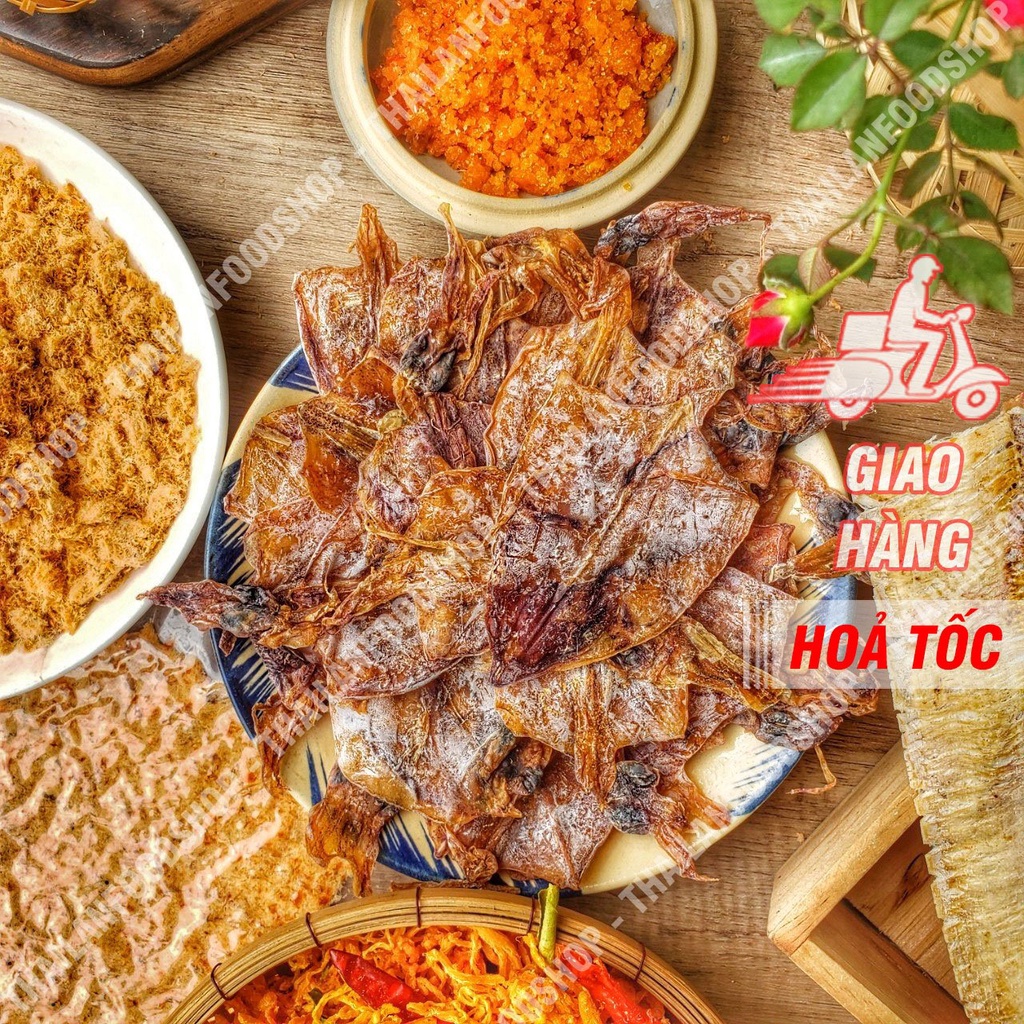 Khô Mực Mini HomeMade không mặn Túi 500Gr (Hút Chân Không)