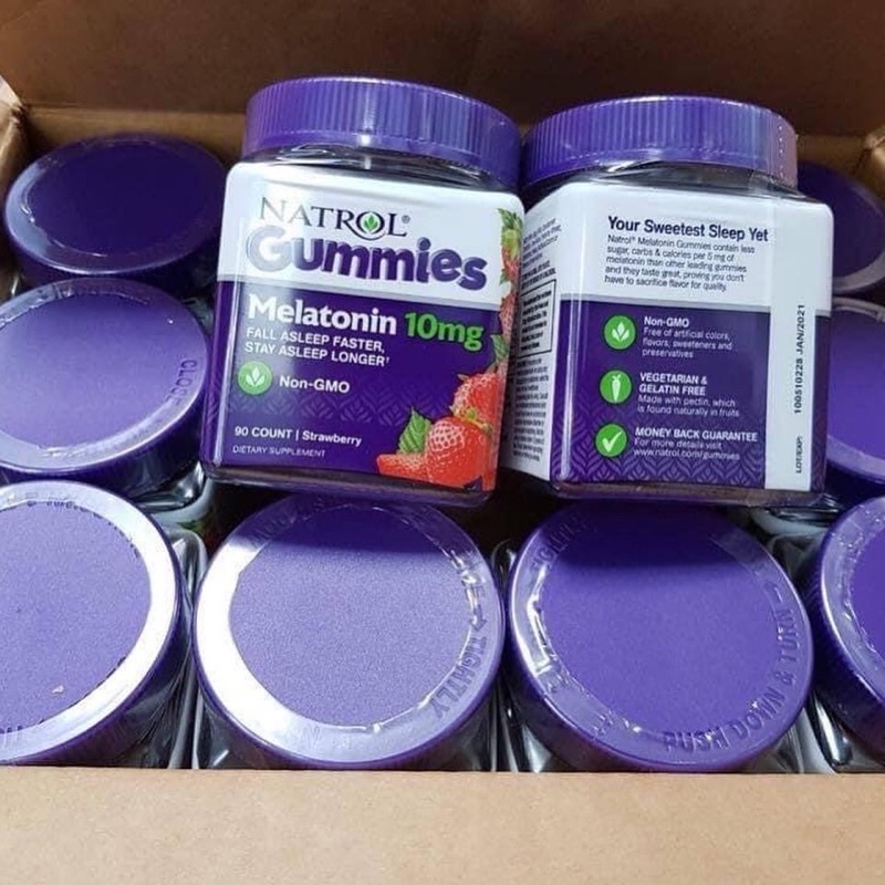 Kẹo Ngủ Ngon Natrol Gummies Melatonin 5mg