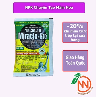 Phân bón lá 15-30-15 Miracle-Gro gói 10g- CHUYÊN KÍCH HOA HỒNG, HOA LAN