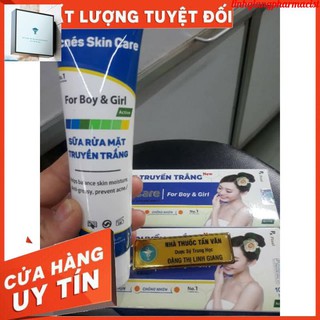 (hàng cao cấp)sữa rửa mặt truyền trắng ACNES SKIN CARE