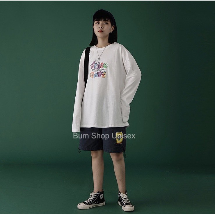 Áo Thun Tay Dài Nữ From Rộng - TTL684 Let The GAMES BEGIN - Áo Phông Tay Dài Form Rộng Unisex  - Chất Cotton Siêu Mát | BigBuy360 - bigbuy360.vn