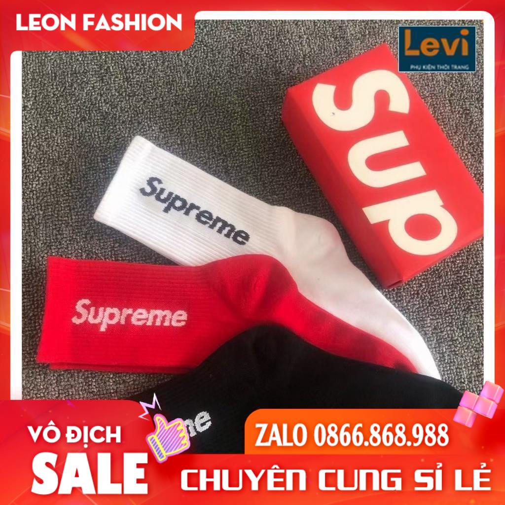 Tất Cổ Cao Siêu Cấp ✨SUPREME✨ Vớ thể thao cao cấp dành cho nam và nữ, HỘP QUÀ TẶNG