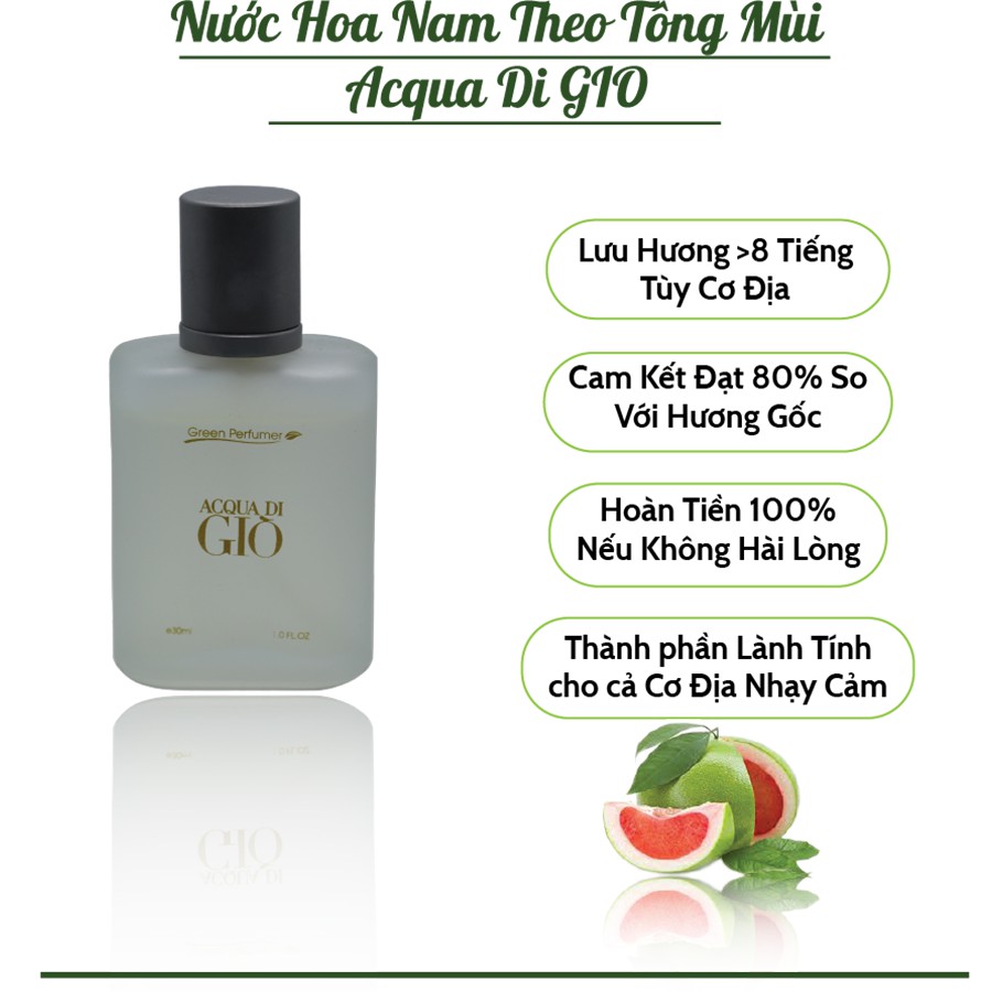 Nước Hoa Nam Theo Tông Mùi Nổi Tiếng (Theo Tông Hương ACQUA DI GIO)