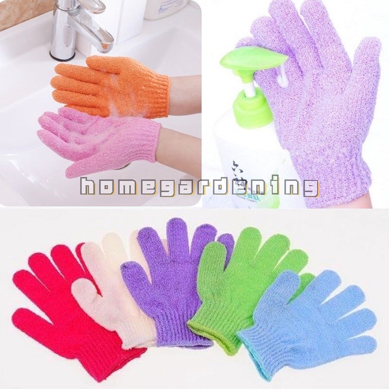 Găng Tay Tẩy Tế Bào Chết Toàn Thân Bằng Xơ Mướp