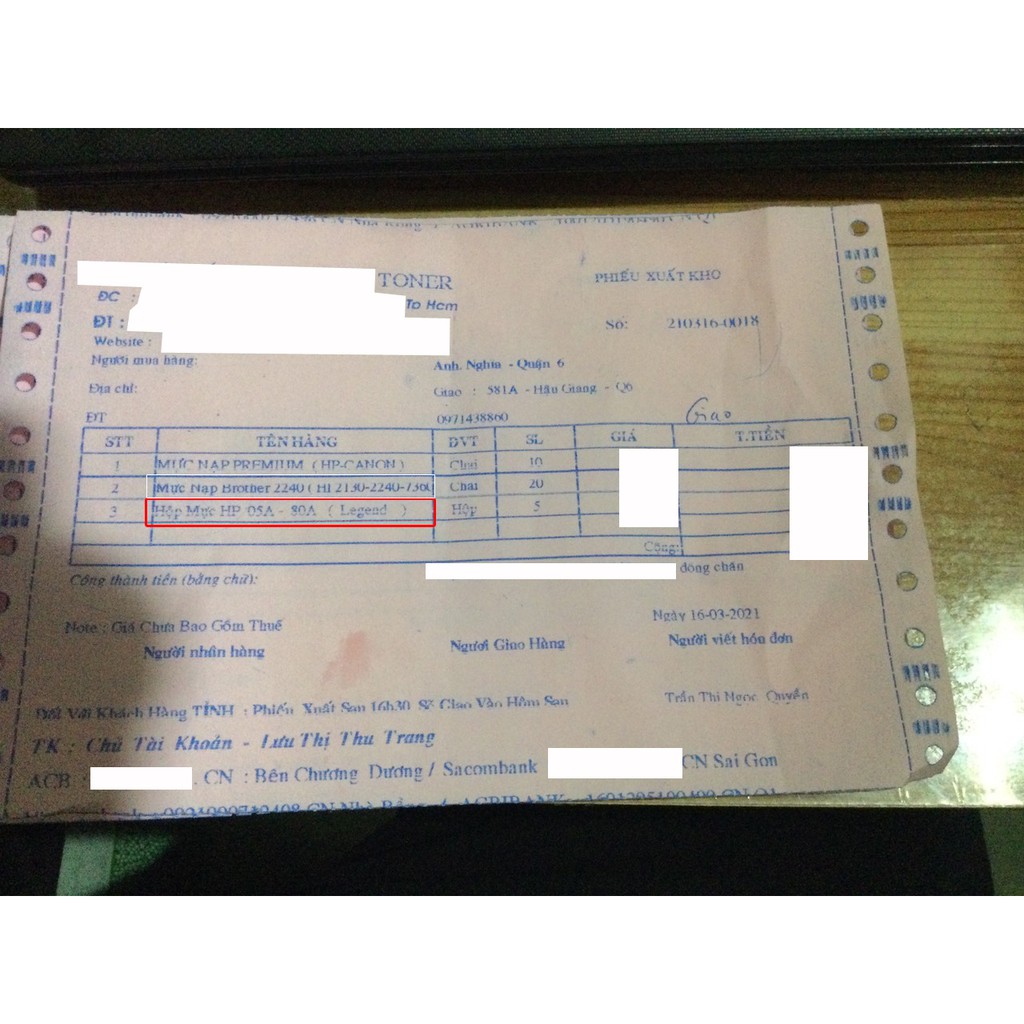 Hộp mực máy in HP laserjet P2055, P2055d, P2055dn, P2055n, P2035, P2035n .