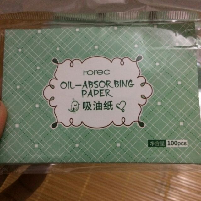 Giấy thấm dầu torec 100 tờ (sẵn hàng)
