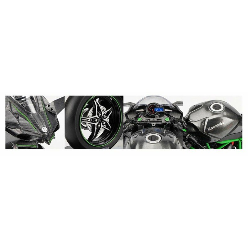 Mô hình xe mô tô Kawasaki Ninja H2R Màu đen Tỉ lệ 1:12 Maisto