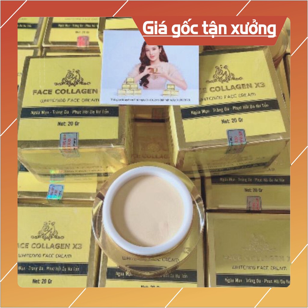 Kem face x3 collagen - Kem Dưỡng Da Cao Cấp Đông_Anh