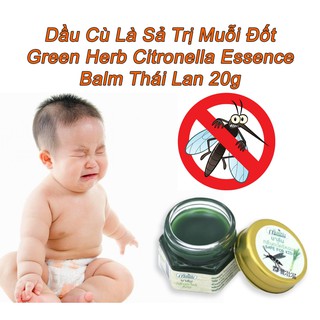 Cao Thoa Chống Muỗi & Côn Trùng Đốt (Sả & Thảo Dược) - Thái Lan