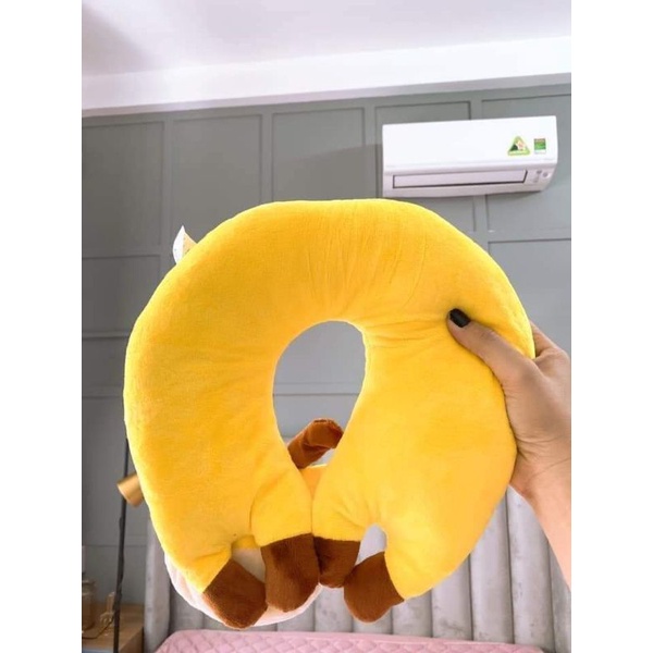 Gối cổ chữ u biến hình khủng long 2in