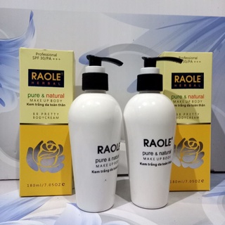 Kem dưỡng trắng da toàn thân Raole 180ml