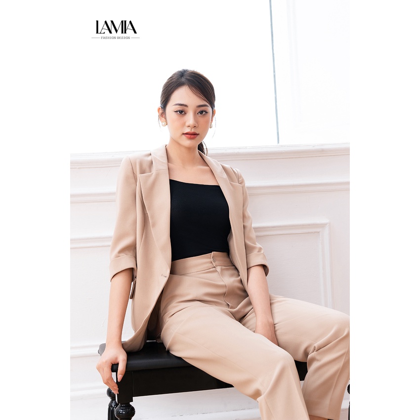 Áo vest nữ hè Lamia Design LUXE013 màu be
