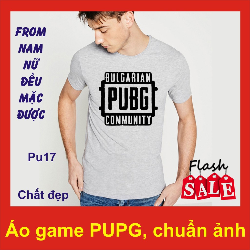 áo thun PUPG 17,game, đổi trả chất đẹp,phong