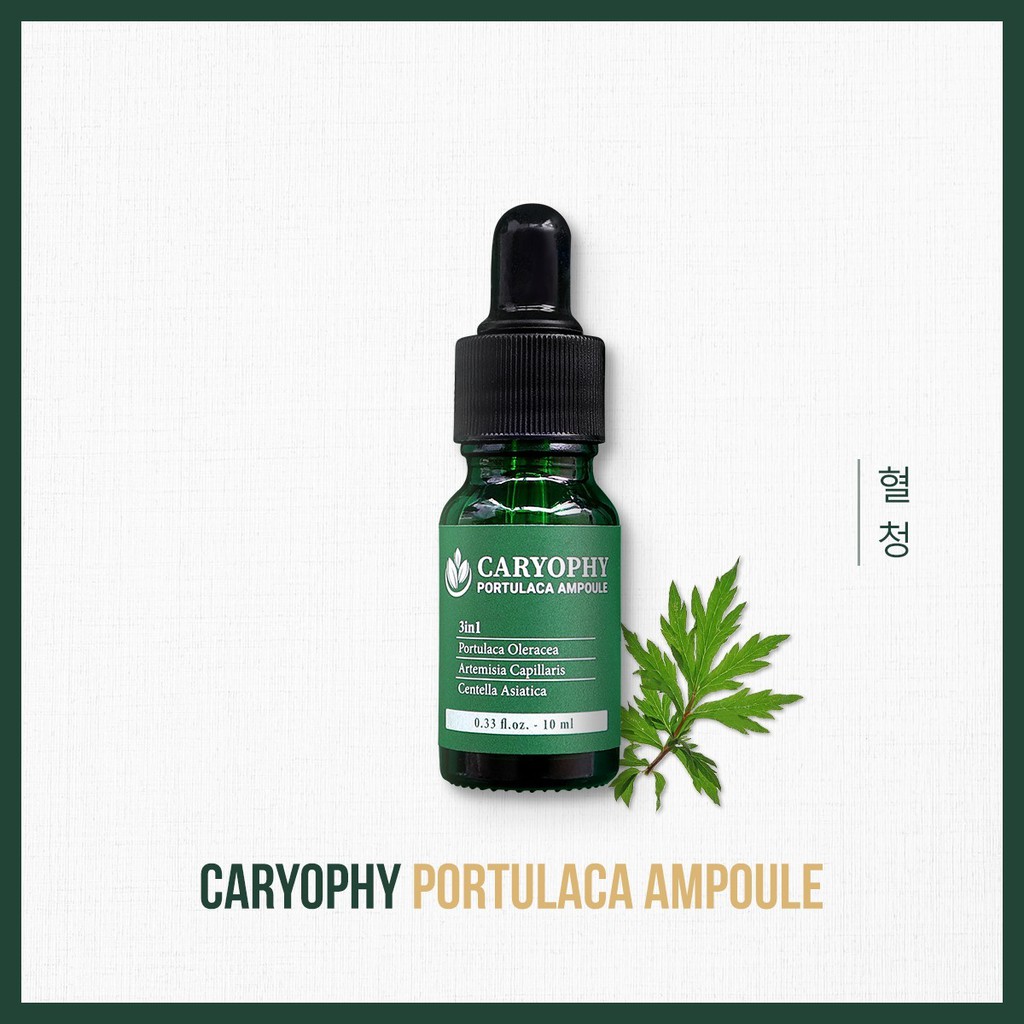 Serum làm sạch mụn mờ thâm dưỡng sáng da caryophy portucala ampoule 10ml - 30ml