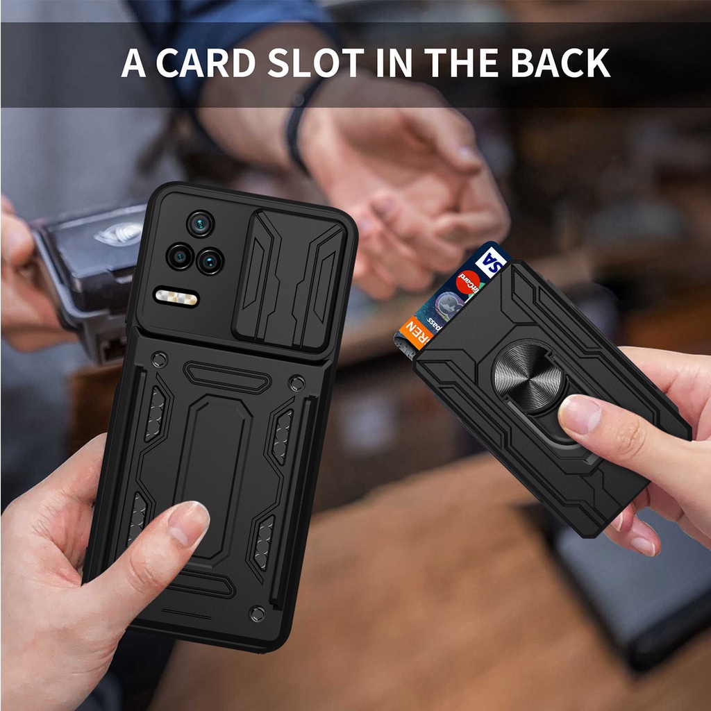 Ốp điện thoại LENUO chống sốc có ngăn chứa thẻ từ tính cho Samsung Galaxy S20 FE S20 Plus S20 Ultra