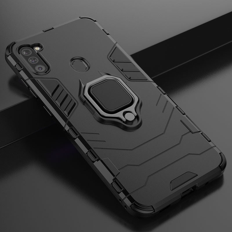 Ốp điện thoại giáp PC cứng TPU silicon cho Samsung Galaxy A11