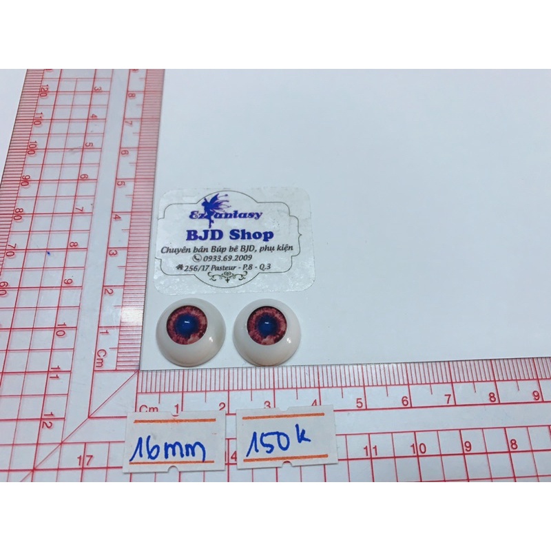 Mắt búp bê - BJD eyes 16mm nhựa