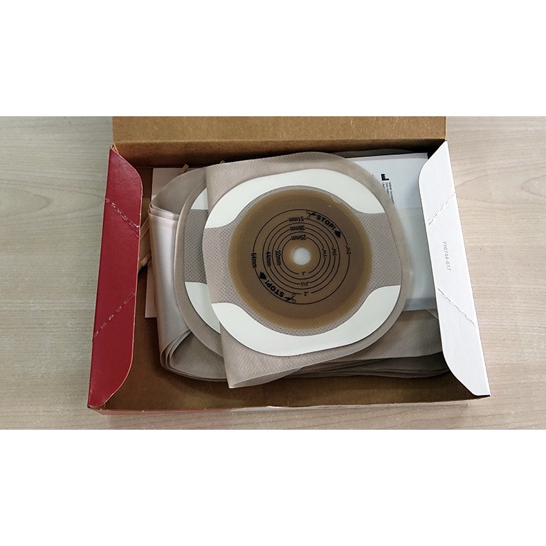 ✅ Túi hậu môn nhân tạo một 1 mảnh 8631 HOLLISTER túi chứa phân một mảnh sử dụng khóa kẹp HOLLISTER 64mm 8631 Mỹ