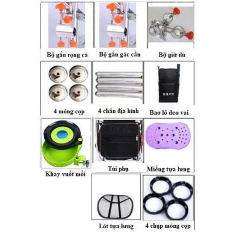 Ghế câu đài - Ghế câu mọi địa hình