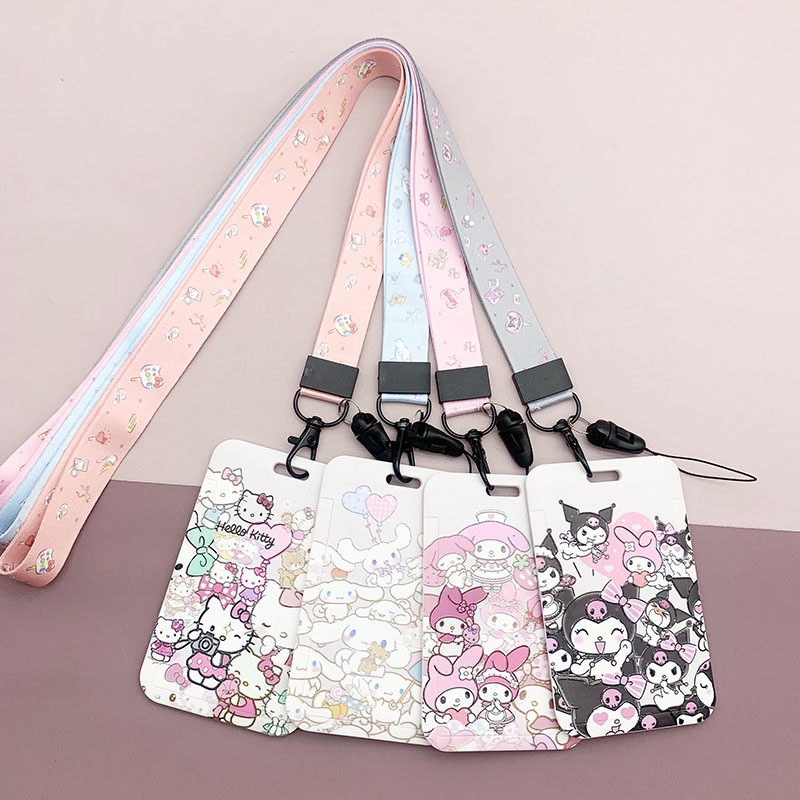Sanrio Tấm Bọc Thẻ Điều Khiển Xe Buýt / Tàu Ngầm Họa Tiết Hoạt Hình Dễ Thương Ốp