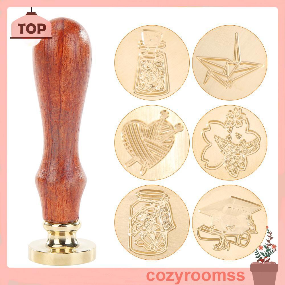 Con Dấu Sáp Niêm Phong Bì Thư Bằng Đồng Diy