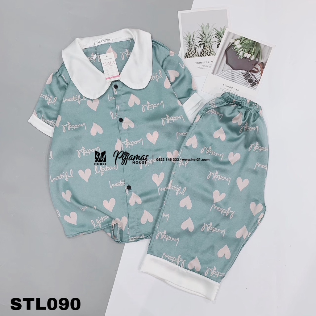 Bộ Đồ Ngủ - Đồ Mặc Nhà Satin Cộc Lửng - Luala Pyjamas | BigBuy360 - bigbuy360.vn