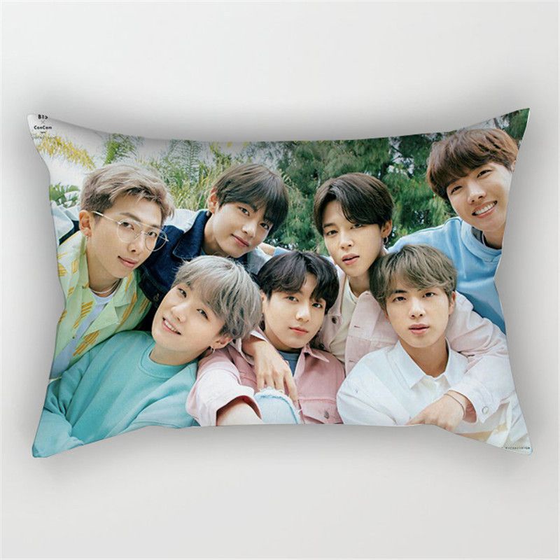 Vỏ Gối Vuông In Hình BTS Độc Đáo