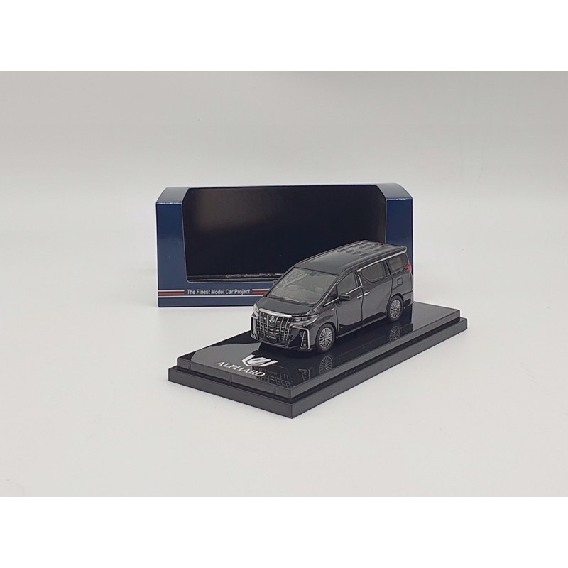 Xe Mô Hình Toyota Alphard Hybrid (H30W) 1:64 Hoppy Japan ( Đen )