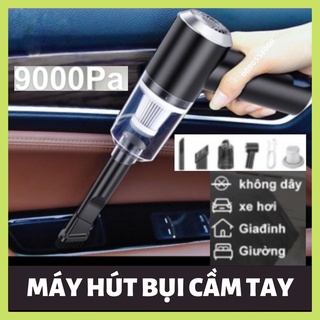 Máy hút bụi mini, máy hút bụi mini cầm tay không dây siêu mini hút cực mạnh 6000pa - 120w kanany
