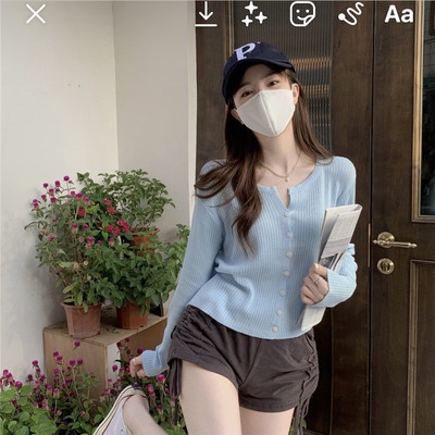 Áo Sweater Dệt Kim Thời Trang Mùa Thu Cho Nữ